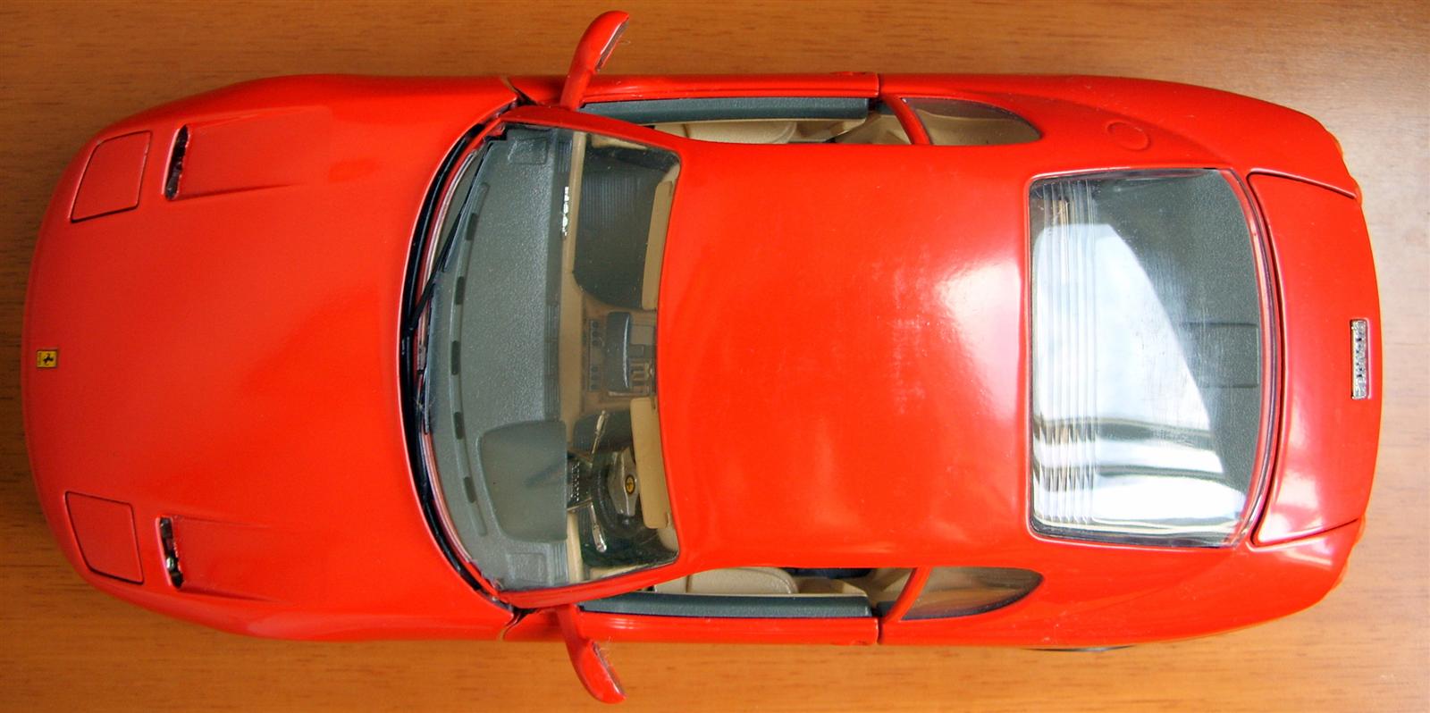 Voiture Miniature Maisto Ferrari 456 GT Rouge - Échelle 1:38 - Neuf En Boîte D'origine